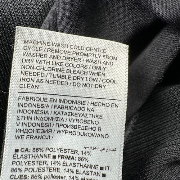 Athleta Pants Womens 16 Black Brooklyn Mid Rise Ankle Comfort Travel Minimalist - Picture 8 of 13